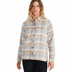 Marmot Women's Ridgefield Sherpa Lined LS Flannel Shirt