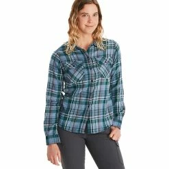 Marmot Women's Bridget Midweight LS Flannel Shirt 20 Marmot Women's Bridget Midweight LS Flannel Shirt -Camp Haven Store 10498361x1011204 zm