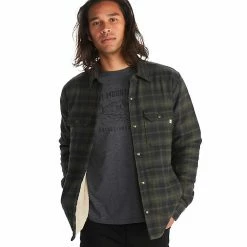Marmot Men's Ridgefield Heavyweight Sherpa Flannel Shirt 11 Marmot Men's Ridgefield Heavyweight Sherpa Flannel Shirt -Camp Haven Store 10581378x1017407 zm