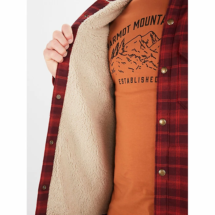 Marmot Men's Ridgefield Heavyweight Sherpa Flannel Shirt 3 Marmot Men's Ridgefield Heavyweight Sherpa Flannel Shirt - Image 3
