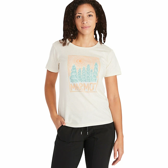 Marmot Women's Woodblock SS Tee 1 Marmot Women's Woodblock SS Tee