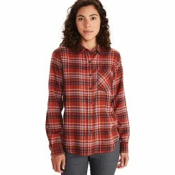 Marmot Women's Maggie Midweight LS Flannel Shirt 14 Marmot Women's Maggie Midweight LS Flannel Shirt -Camp Haven Store 10496855x1014728 vFront