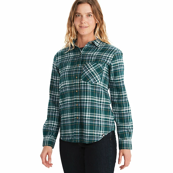 Marmot Women's Maggie Midweight LS Flannel Shirt 9 Marmot Women's Maggie Midweight LS Flannel Shirt - Image 9
