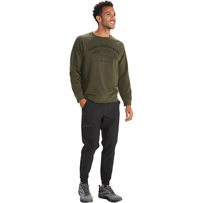 Marmot Men's Montane Crew Sweatshirt 2 Marmot Men's Montane Crew Sweatshirt - Image 2