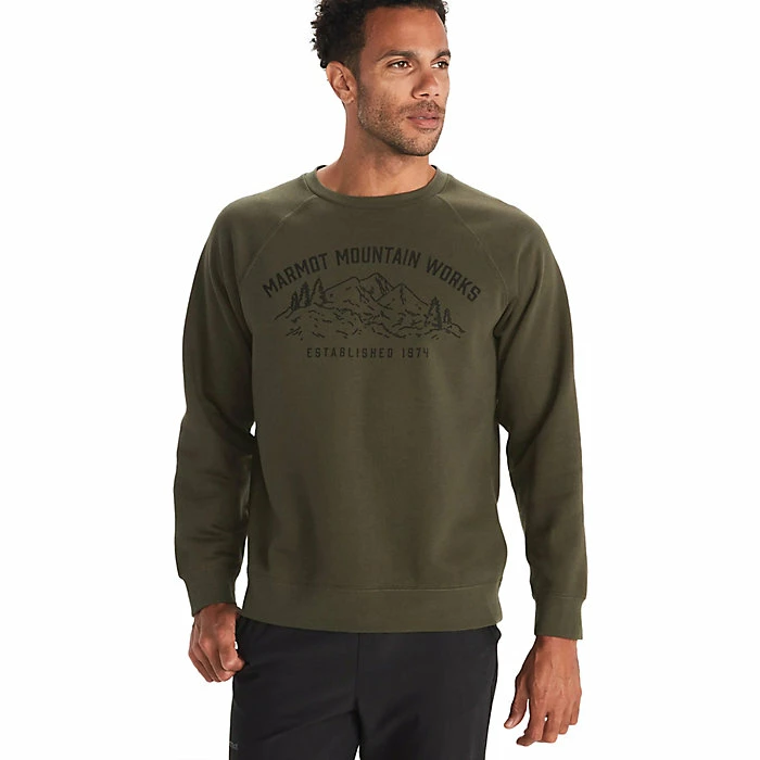 Marmot Men's Montane Crew Sweatshirt 1 Marmot Men's Montane Crew Sweatshirt